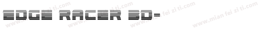 Edge Racer 3D字体转换
